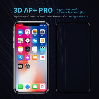 ภาพหน้าปกสินค้าNillkin ฟิล์มกระจกนิรภัยแบบเต็มจอ iPhone XR รุ่น 3D AP+ Pro 9H 0.23mm fullscreen tempered glass ที่เกี่ยวข้อง
