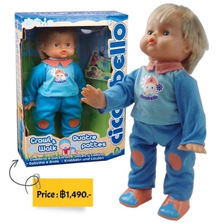 ตุ๊กตาเดินได้คลานได้จริงของแท้นำเข้าจากอเมริกายี่ห้อ Cicciobello Crawl and Walk Doll