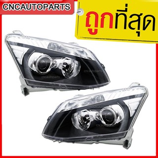 ไฟหน้า ISUZU DMAX อีซูซุ ออนิวดีแม็กซ์ 2012 โปรเจคเตอร์ โคมดำ  d-max ดีแม็ค projector