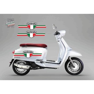 สติ๊กเกอร์แปะข้าง Lambretta 1 ชุด