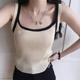 Ey_shop688#พร้อมส่ง💫C529/GH.OK#เสื้อเกาหลีผ้าไหมพรมร่องเล็ก#เสื้อกล้ามผ้าไหมพรมมีหลายสี💕