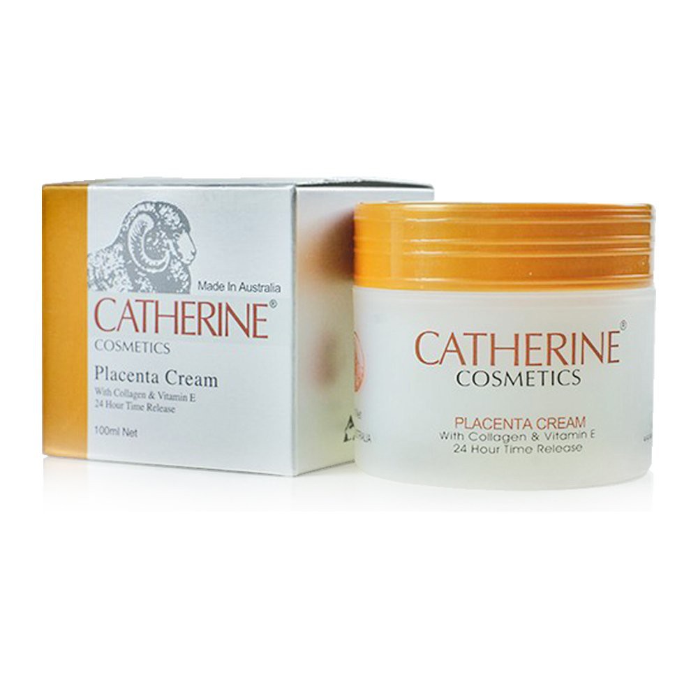 ครีมรกแกะ-catherine-cosmetics-placenta-with-collagen-and-vitamin-e-100-ml-ลอ๊ตใหม่