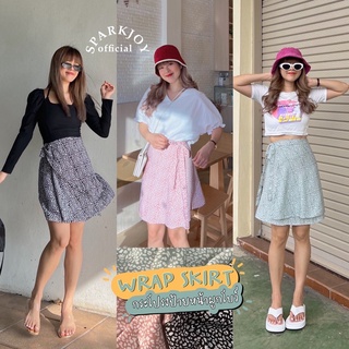 ภาพหน้าปกสินค้า✨Wrap Skirt กระโปรงป้ายหน้าผูกโบว์ กระโปรงผ้าผูกรอบตัว ลายน่ารักมาก ที่เกี่ยวข้อง