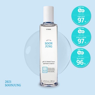 เหมาะกับผิวแพ้ง่าย)Soon Jung pH 5.5 Relief Toner (200 ml.)หรือ cica relief toner 200 ml. หรือ emulsion 130 ml.