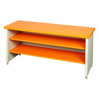 Desk DESK STEEL 150cm KDS-150 OR ORANGE Office furniture Home &amp; Furniture โต๊ะทำงาน โต๊ะทำงานเหล็ก LUCKY WORLD KDS-150 1