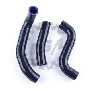 Fit for 1997-2001 Kawasaki ZRX1100 / 2001-2007 ZRX1200R ATV Silicone Radiator Coolant Pipe Tube Hose Kit