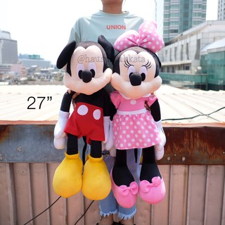 สินค้า ตุ๊กตา Mickey Mouse มิกกี้เม้าส์ & Minnie Mouse มินนี่เม้าส์ Club House 7/11/16/20/24/27นิ้ว มิกกี้ มินนี่ มิกกี้เม้า