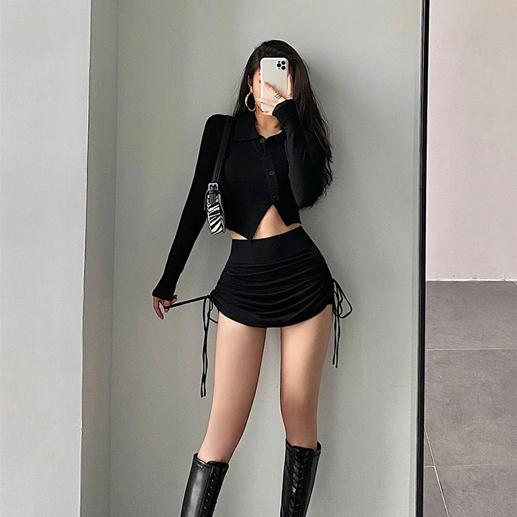 elves-พร้อมส่ง-เสื้อไหมพรมแขนยาว-คอปก-ดีเทลกระดุมเฉียงเก๋มาก-6a71