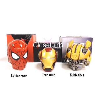 Iron Man/Bumblebee/Spiderman Bluetooth Speaker&Radio ลำโพงบลูทูธ Wireless Bluetooth V4.2 Speakers Music MP3,FM Radio