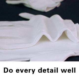ภาพขนาดย่อของภาพหน้าปกสินค้าถุงมือ 12 คู่ผ้าฝ้าย 100% ถุงมือตรวจสอบถุงมือผ้าฝ้ายย์ถุงมือทำงานถุงมือถุงมือสีขาวถุงมือมารยาท จากร้าน tcdigital2.th บน Shopee ภาพที่ 3