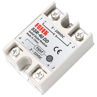 ถูกสุด! DCSSR-40DDโซลิดสเตทรีเลย์ Solid State Relay DC to DC.SSR-40DDDC SSR-40AAส่งสินค้าทุกวัน