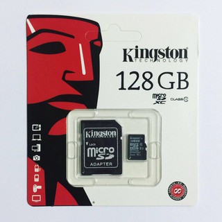 ภาพหน้าปกสินค้าKingston Memory Card Micro SD SDHC 128GB Class 10 ของแท้ ที่เกี่ยวข้อง