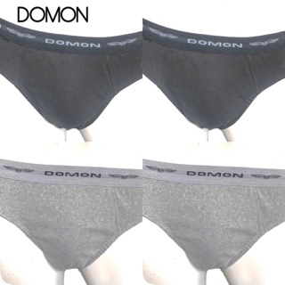 DOMON Underwear  ริบ1x1 ยางโชว์ปีกนก (1เซต 4 ตัว)