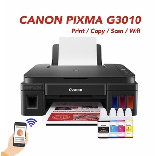 Canon Pixma G3010 Wifi พร้อมหมึกแท้ ประกันศูนย์ (เลือกรายอะเอียดก่อนสั่งซื้อ)