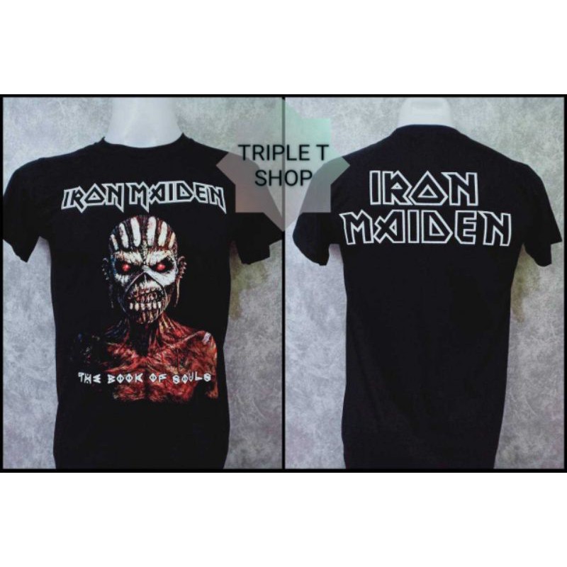 ภาพหน้าปกสินค้าเสื้อยืดคอกลม สกรีนลาย IRON MAIDEN (รหัส 94) จากร้าน triple.t_shop บน Shopee