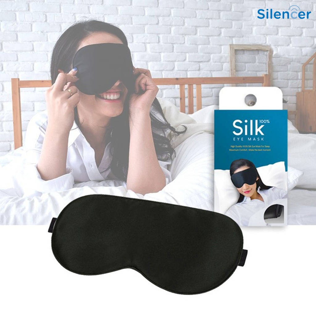 ภาพสินค้าSilencer ผ้าปิดตาผ้าไหมแท้ Silk 100% Eye Mask 1 ชิ้น/กล่อง จากร้าน future_makers_officialshop บน Shopee ภาพที่ 3