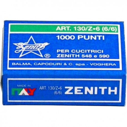 ZENITH WIRE STAPLES ART. 130/Z6 (6/6) / ลวดเย็บกระดาษ Zincplated wire ...