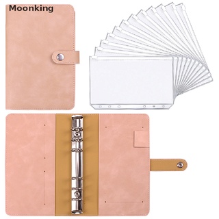 [Moonking] 1 Set Binder Budget Planner Cash Envelope Binder with Budget Envelopes A6 Pocket Hot Sell