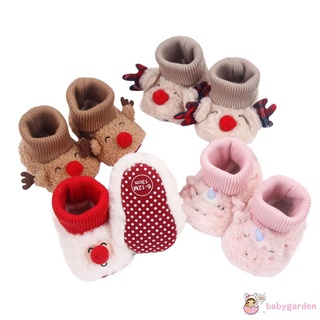 Babygarden- รองเท้าพื้นนิ่ม กันลื่น ประดับขนเฟอร์ เหมาะกับใส่ในร่ม กลางแจ้ง สําหรับเด็กผู้ชาย และเด็กผู้หญิง