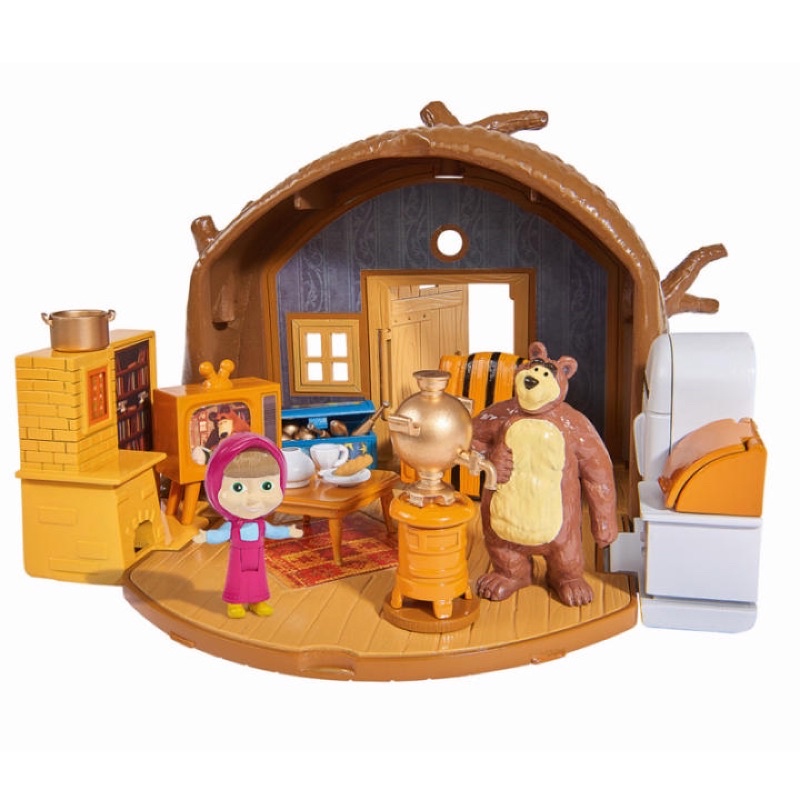 masha-และหมี-ตุ๊กตาหมี-house-เด็กบ้านของเล่น-big-house-ชุดของเล่นเฟอร์นิเจอร์