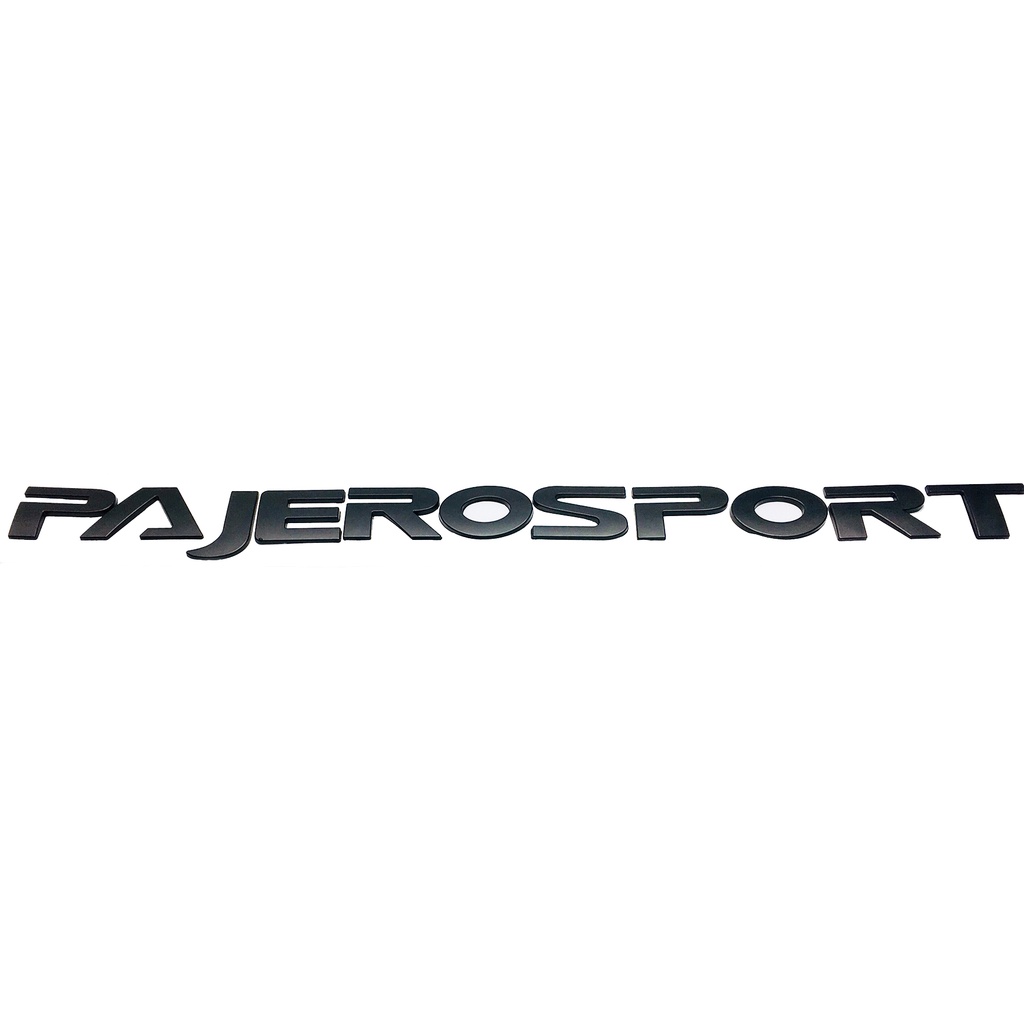 โลโก้-pajero-sport-ติดฝากระโปรงหน้า-logo-pajero-sport-สีดำด้าน-1ชิ้น-mitsubishi-4-ประตู-มีบริการเก็บเงินปลายทาง