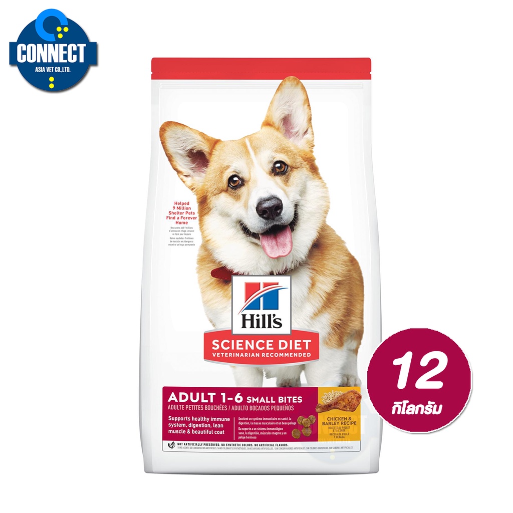 Hill's® Science Diet® Adult Small Bites Chicken & Barley Recipe Dog ...