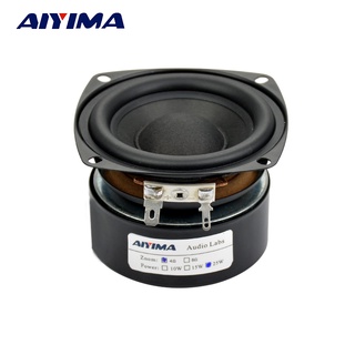 Aiyima ลําโพงซับวูฟเฟอร์ 3 นิ้ว 25W 4 8 Ohm ทรงสี่เหลี่ยม 1 ชิ้น