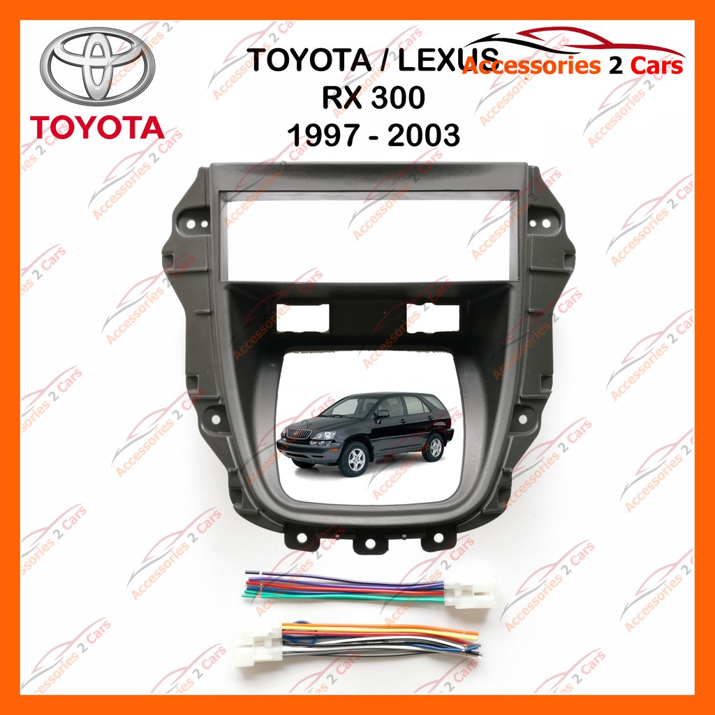 หน้ากากวิทยุรถยนต์-toyota-lexus-rx300-รถปี-1998-2002-รหัส-nv-le-001