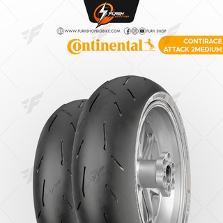 ยาง/ยางรถมอเตอร์ไซค์/ยางบิ๊กไบค์ CONTINENTAL ContiRaceAttack 2 Medium FLASH MOTO TIRE