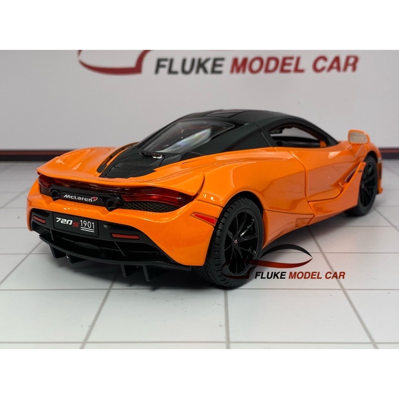 โมเดลรถ-mclaren-720s-1-24-มีไฟ-มีเสียง-โมเดลรถเหล็ก