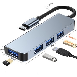 type c USB 3.1 to 4-port USB Hub Body Multi-Function Dock for PC, Laptop, Ultrabook, Notebook