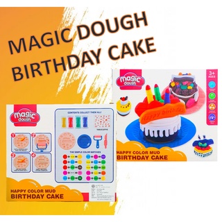 Magic dough ดินน้ำมัน แป้งโดว์ พร้อมแป้นพิมหน้าเค้ก และอุปกรณ์ ของเล่นเด็ก ของเล่นเสริมทักษะ ของเล่น DIY TY160