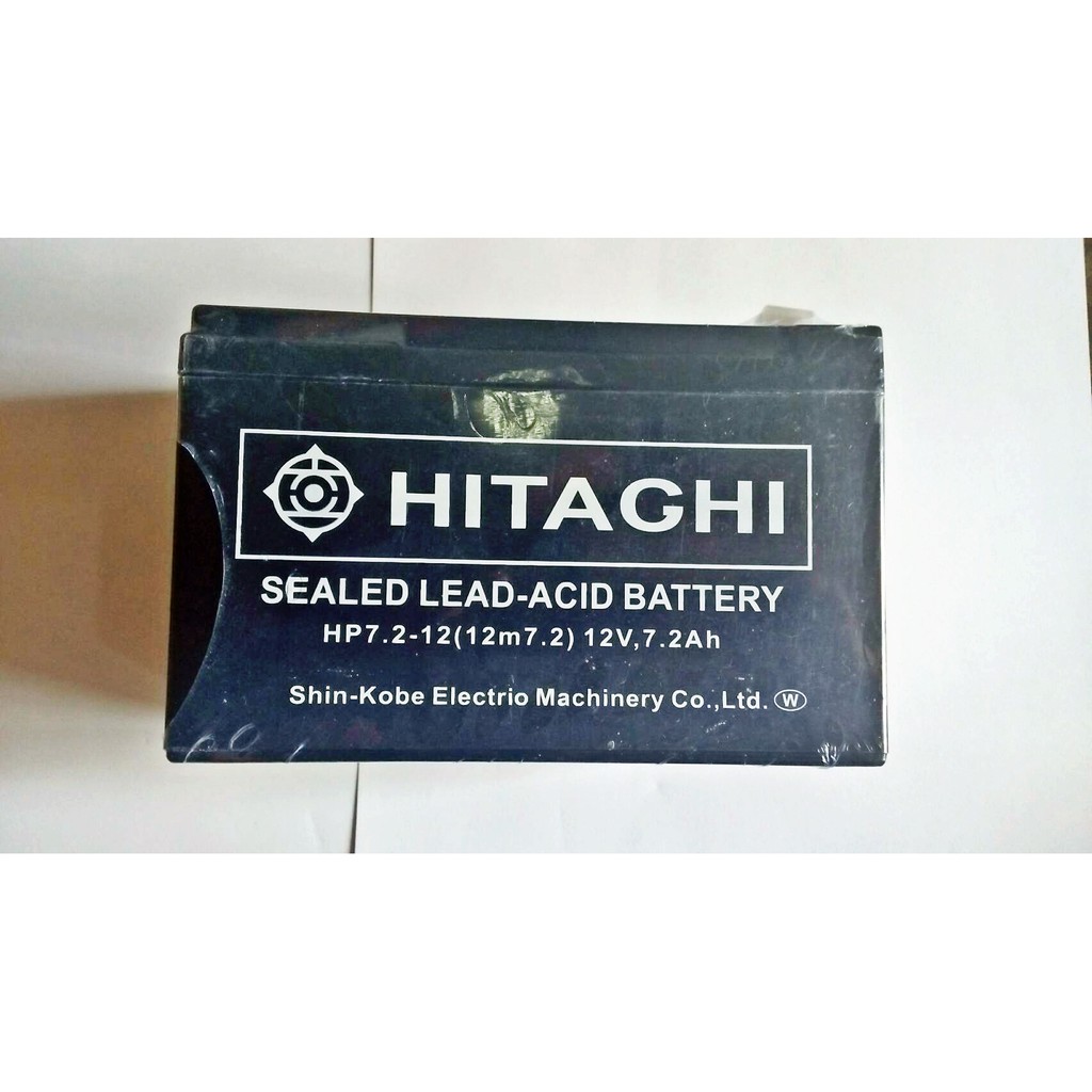 แบตเตอรี่-hitaghi-แบตเตอรี่สำรองไฟ-รุ่น-12v-7-2ah-แบตเตอรี่แห้ง-สำรองไฟ-ไฟฉุกเฉิน