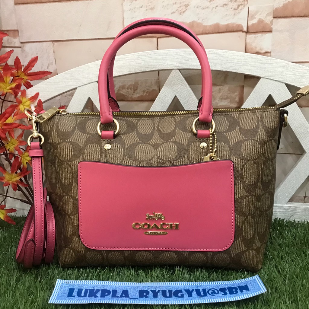 Coach F38089 Coach 38089 COACH แท้ ?% กระเป๋าถือ COACH MINI EMMA