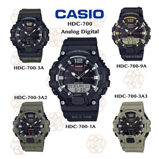 นาฬิกา Casio ของแท้รับประกัน1ปี รุ่น HDC-700 Series HDC-700-1A/ HDC-700-3A/ HDC-700-3A2 /HDC-700-3A3/ HDC-700-9A