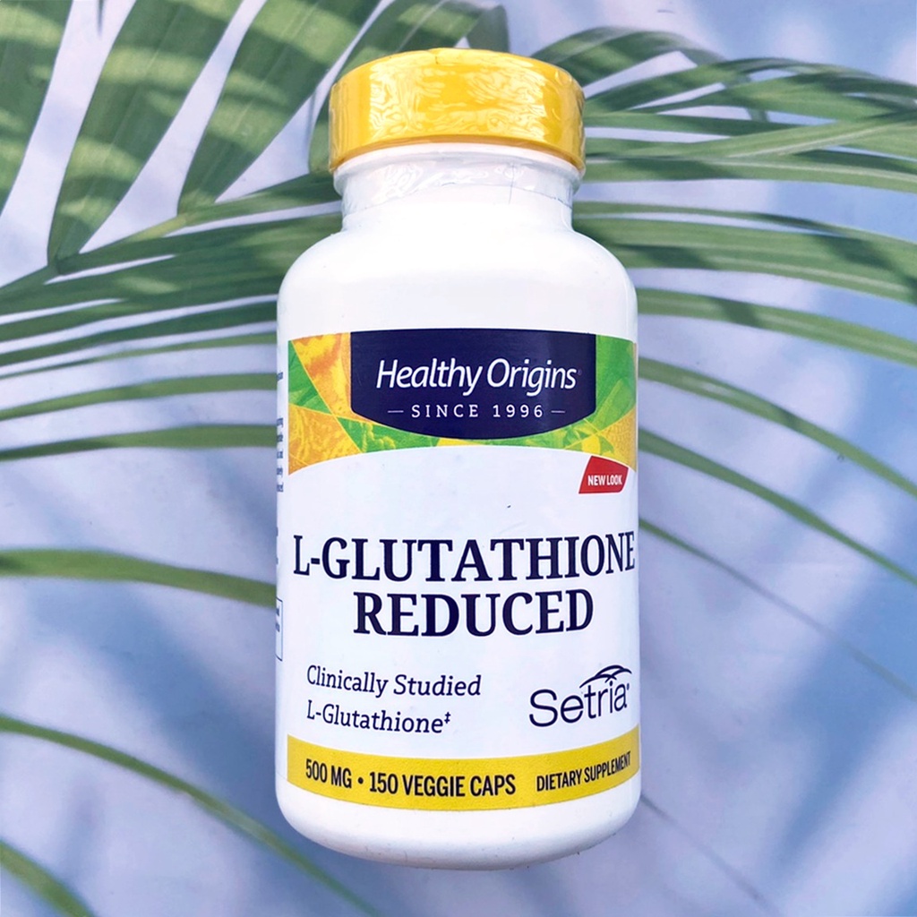 healthy origins setria l glutathione reduced 500 mg 150 capsules แอล - กลูตาไธโอน Setria L-Glutathione Reduced 500 mg 60 or 150 Veggie Caps (Healthy  Origins®)