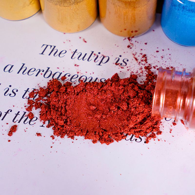 san* 41Color Pearlescent Mica Powder Epoxy Resin Dye Pearl Pigment