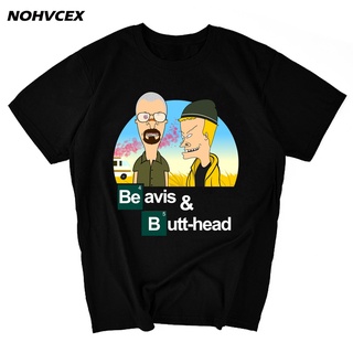 เสื้อยืดแขนสั้น Beavis And Butthead Breaking Bad สําหรับผู้ชายและผู้หญิง