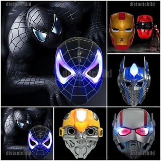 หน้ากาก Dsth led super hero & iron man avengers batman สําหรับตกแต่งบ้าน