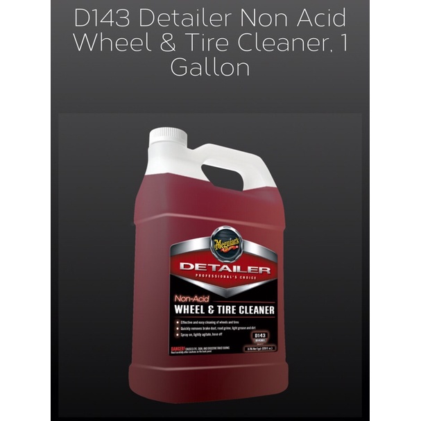 Meguiars D143 Non Acid Wheel and tire Shopee Thailand