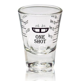 แก้วดีลิซิโอ้ One shot สเกลสีดำ 1610-050 (เซต 3 ใบ)