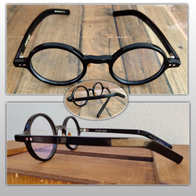 กรอบแว่นตาอะซิเตท-กรอบแว่นตาแนววินเทจ-กรอบแว่นตา-กรอบแว่นตาทรงกลม