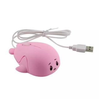 ภาพขนาดย่อของภาพหน้าปกสินค้าเม้าส์น้องปลาวาฬสุดน่ารัก Mouse 1200 DPI wired Cute Gifts for PC and Laptop จากร้าน acness444 บน Shopee ภาพที่ 6