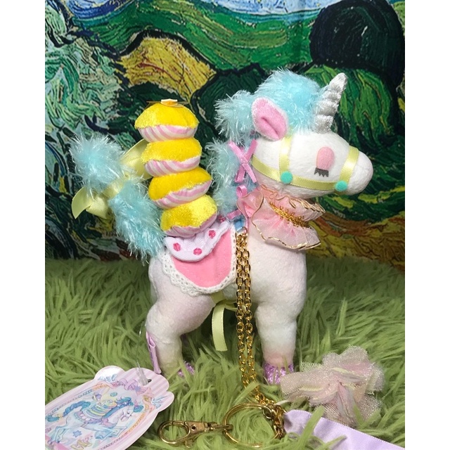 econeco-unicorn-stuffed-rare-พวงกุญแจ-ยูนิคอร์น-แพนเค้ก-naito-design