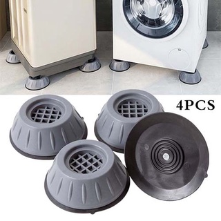 4 ชิ้น / เซ็ตเครื่องซักผ้ากันลื่นและลดเสียงรบกวนฟุตเสื่อกันลื่นตู้เย็นแผ่นกันสั่นห้องครัวพรมห้องน้ำ