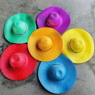 หมวกพลาสติกอย่างดี 6 สี