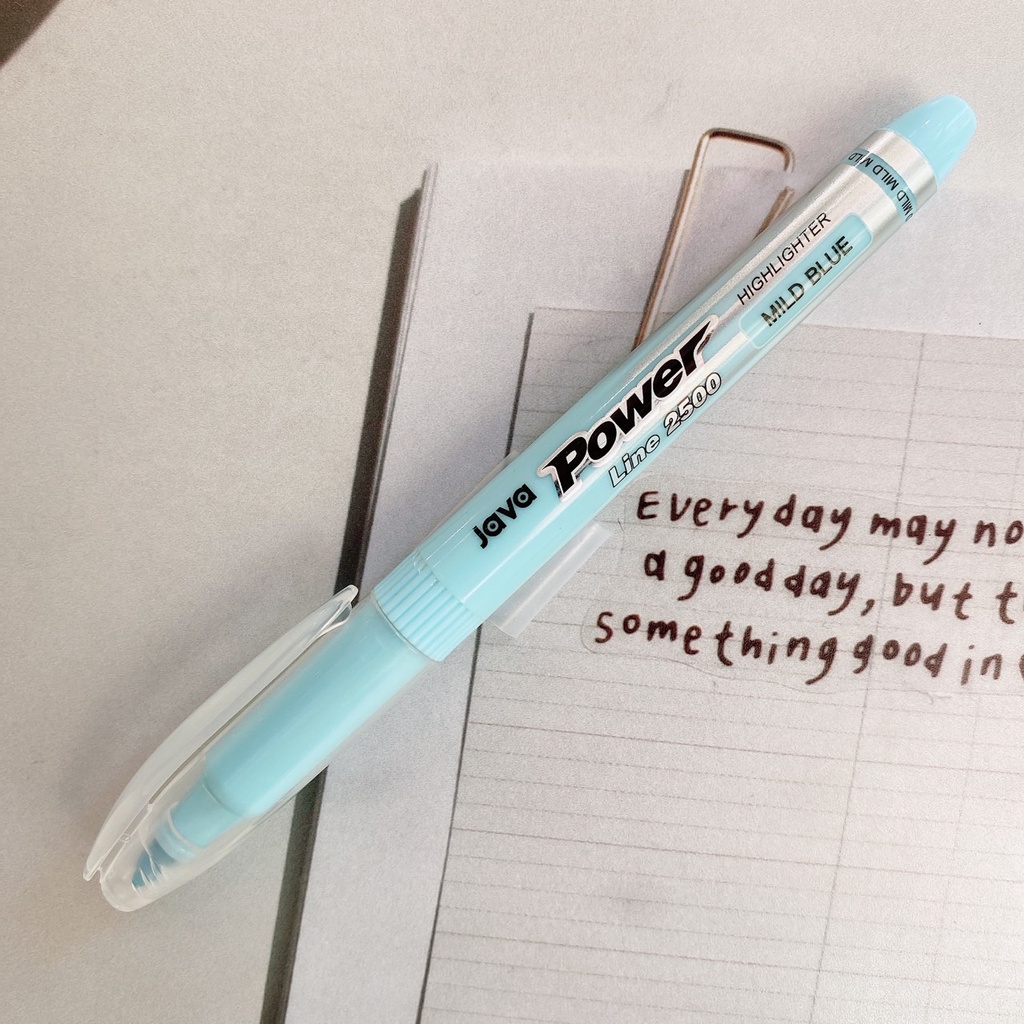 JAVA Power Line 2500 Highlighter / จาวา พาวเวอร์ ไลน์ ปากกาเน้นข้อความ ...