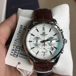 นาฬิกาข้อมือ CASIO Edifice Chronograph รุ่น EFR-517L-7AVDR นาฬิกาข้อมือผู้ชาย