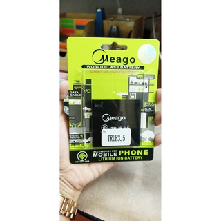 Meago แบตเตอรี่  True smart 3.5/ true 3.5  ความจุ 1300 mAh สินค้ามาตรฐาน มอก. รับประกัน 3 เดือน ของแท้ 100%