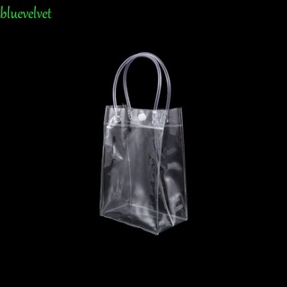 Bluevelvet กระเป๋าถือ กระเป๋าสะพายไหล่ พลาสติกใส เป็นมิตรกับสิ่งแวดล้อม